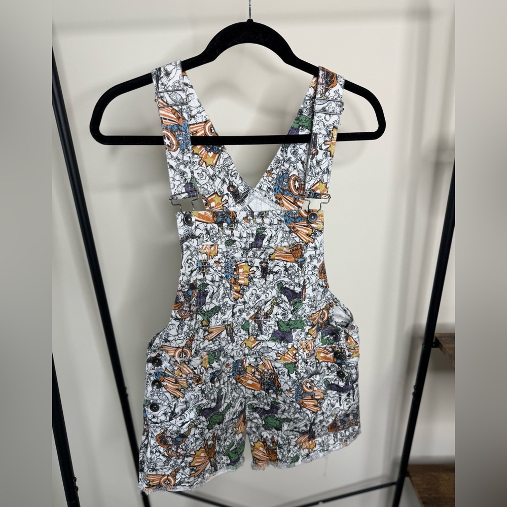 Marvel Avengers Comic Overall Shorts